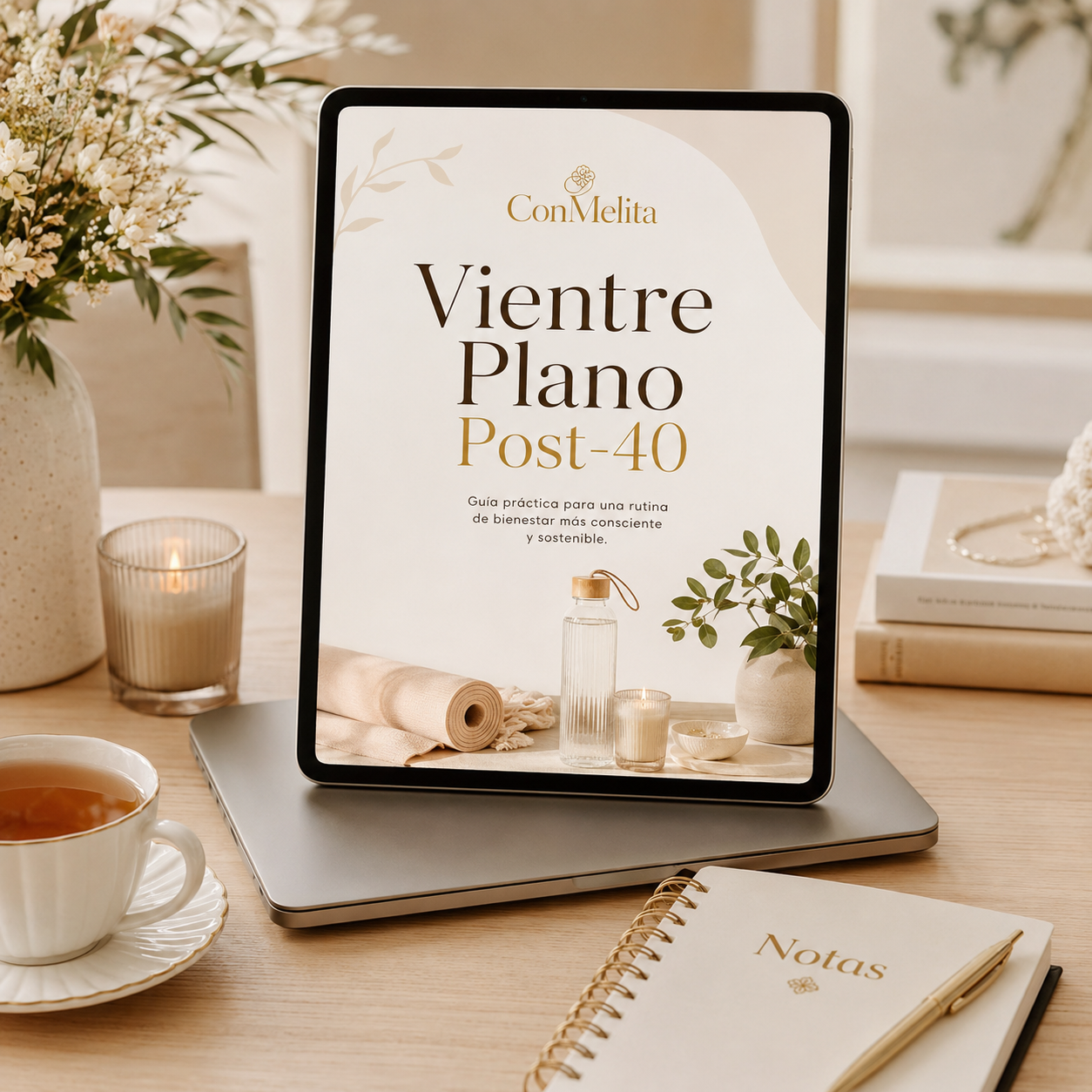VIENTRE PLANO POST‑40